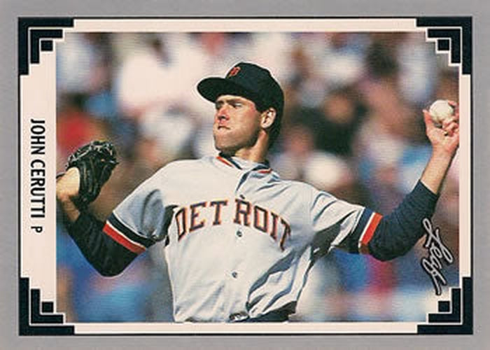 #270 John Cerutti - Detroit Tigers - 1991 Leaf Baseball