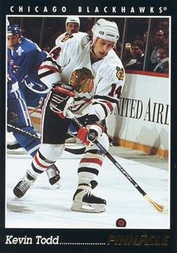 #270 Kevin Todd - Chicago Blackhawks - 1993-94 Pinnacle Hockey