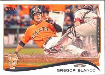 #270 Gregor Blanco - San Francisco Giants - 2014 Topps Baseball