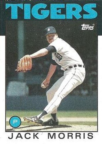 #270 Jack Morris - Detroit Tigers - 1986 Topps Baseball