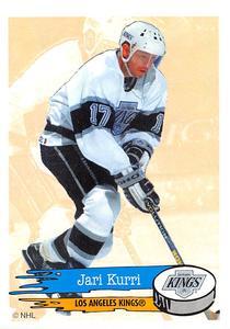 #270 Jari Kurri - Los Angeles Kings - 1995-96 Panini Hockey Stickers