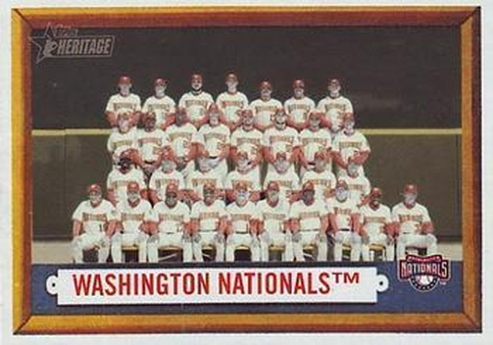 #270 Washington Nationals - Washington Nationals - 2006 Topps Heritage Baseball