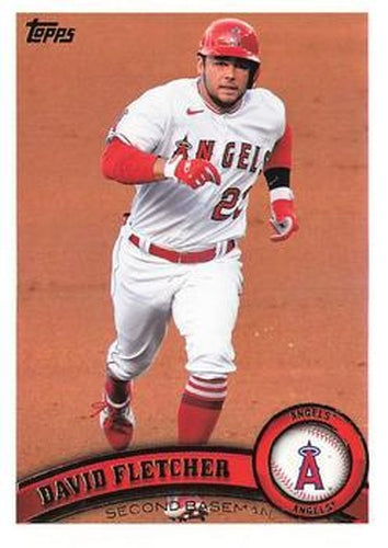 #270 David Fletcher - Los Angeles Angels - 2021 Topps Archives Baseball