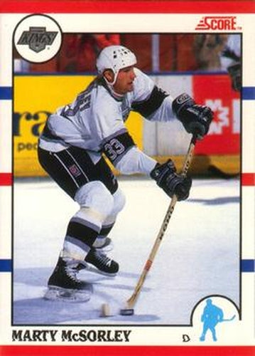 #271 Marty McSorley - Los Angeles Kings - 1990-91 Score Canadian Hockey