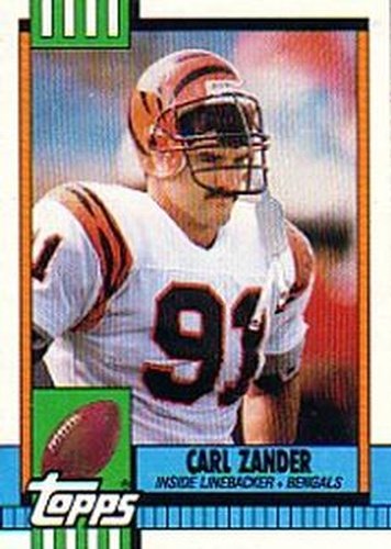 #271 Carl Zander - Cincinnati Bengals - 1990 Topps Football