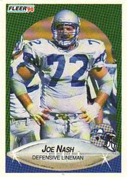#271 Joe Nash - Seattle Seahawks - 1990 Fleer Football