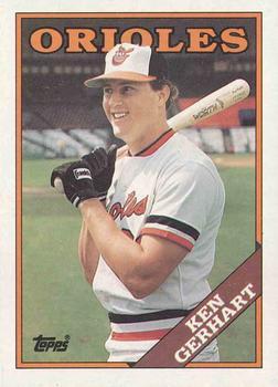 #271 Ken Gerhart - Baltimore Orioles - 1988 Topps Baseball