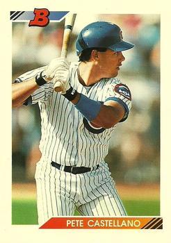 #271 Pete Castellano - Chicago Cubs - 1992 Bowman Baseball