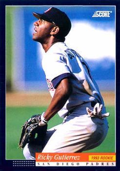 #271 Ricky Gutierrez - San Diego Padres -1994 Score Baseball