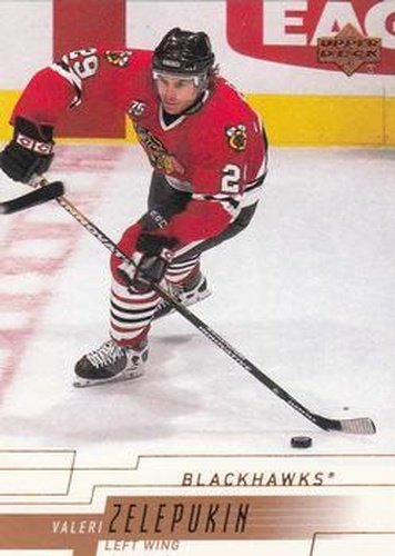 #271 Valeri Zelepukin - Chicago Blackhawks - 2000-01 Upper Deck Hockey