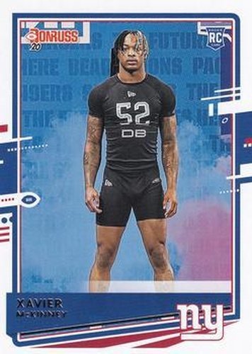 #271 Xavier McKinney - New York Giants - 2020 Donruss Football