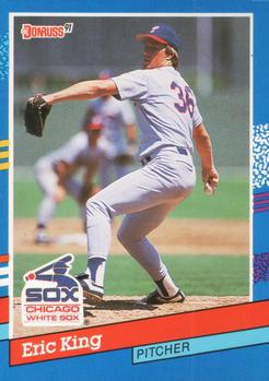 #271 Eric King - Chicago White Sox - 1991 Donruss Baseball