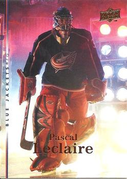 #271 Pascal Leclaire - Columbus Blue Jackets - 2007-08 Upper Deck Hockey