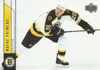 #271 Wayne Primeau - Boston Bruins - 2006-07 Upper Deck Hockey