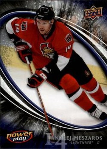 #271 Andrej Meszaros - Tampa Bay Lightning - 2008-09 Upper Deck Power Play Box Set Hockey