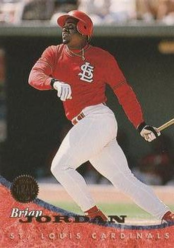 #272 Brian Jordan - St. Louis Cardinals - 1994 Leaf Baseball