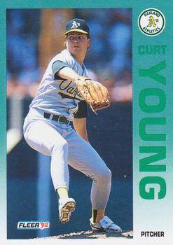 #272 Curt Young - Oakland Athletics - 1992 Fleer Baseball