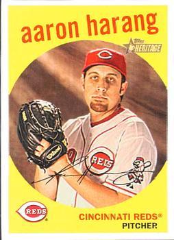 #272 Aaron Harang - Cincinnati Reds - 2008 Topps Heritage Baseball