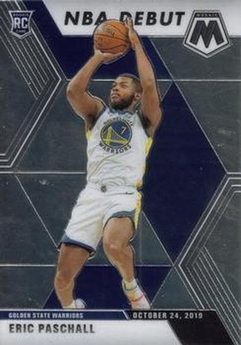 #272 Eric Paschall - Golden State Warriors - 2019-20 Panini Mosaic Basketball