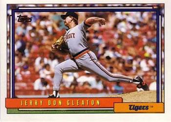 #272 Jerry Don Gleaton - Detroit Tigers - 1992 Topps Baseball