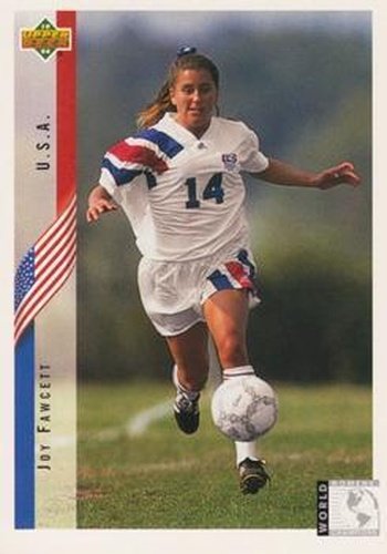 #272 Joy Fawcett - USA - 1994 Upper Deck World Cup Contenders English/Spanish Soccer
