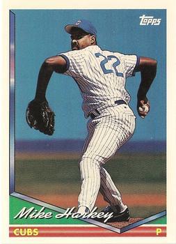 #272 Mike Harkey - Chicago Cubs - 1994 Topps Baseball