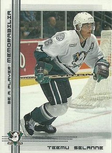 #272 Teemu Selanne - Anaheim Mighty Ducks - 2000-01 Be a Player Memorabilia Hockey
