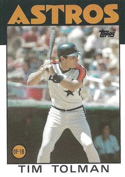 #272 Tim Tolman - Houston Astros - 1986 Topps Baseball