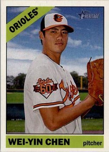 #272 Wei-Yin Chen - Baltimore Orioles - 2015 Topps Heritage Baseball