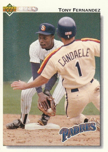 #272 Tony Fernandez - San Diego Padres - 1992 Upper Deck Baseball