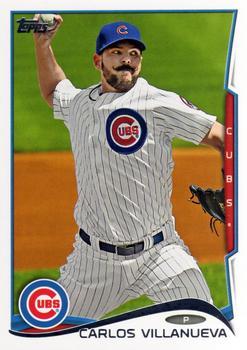 #272a Carlos Villanueva - Chicago Cubs - 2014 Topps Baseball