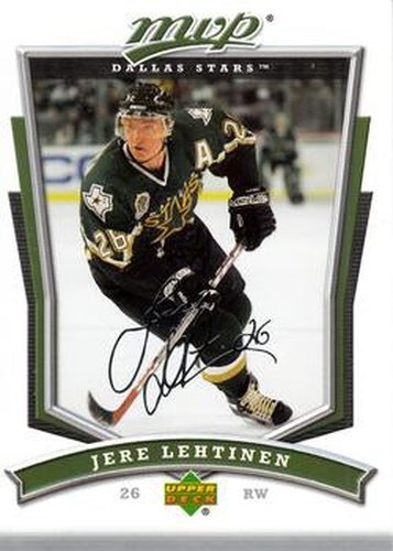 #273 Jere Lehtinen - Dallas Stars - 2007-08 Upper Deck MVP Hockey