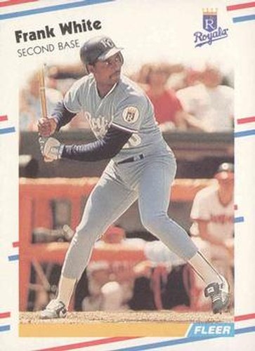 #273 Frank White - Kansas City Royals - 1988 Fleer Baseball