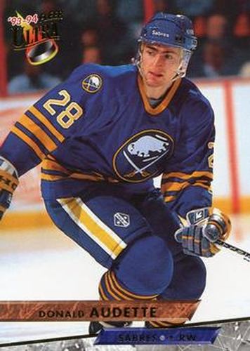 #273 Donald Audette - Buffalo Sabres - 1993-94 Ultra Hockey