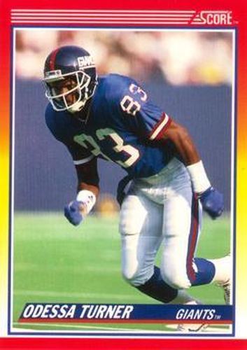 #273 Odessa Turner - New York Giants - 1990 Score Football