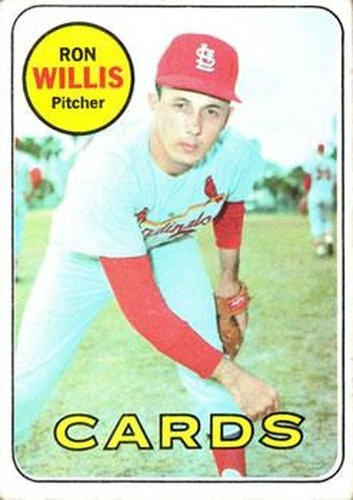 #273 Ron Willis - St. Louis Cardinals - 1969 Topps Baseball