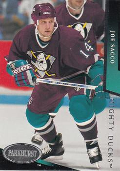 #273 Joe Sacco - Anaheim Mighty Ducks - 1993-94 Parkhurst Hockey