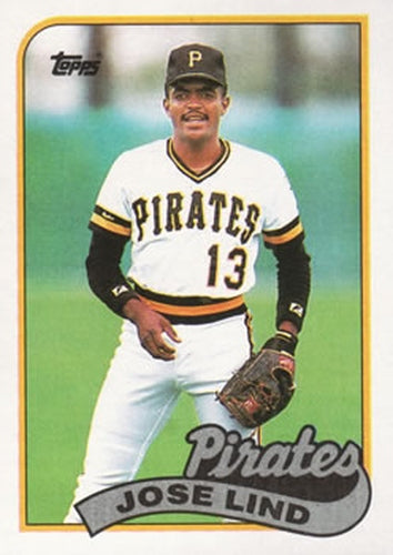 #273 Jose Lind - Pittsburgh Pirates - 1989 Topps Baseball