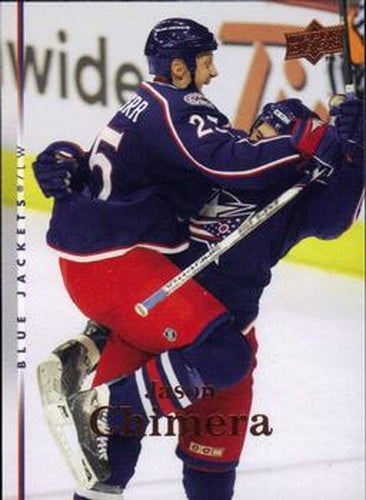 #273 Jason Chimera - Columbus Blue Jackets - 2007-08 Upper Deck Hockey