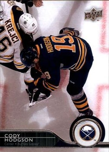 #274 Cody Hodgson - Buffalo Sabres - 2014-15 Upper Deck Hockey