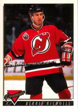 #274 Bernie Nicholls - New Jersey Devils - 1993-94 O-Pee-Chee Premier Hockey