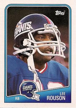 #274 Lee Rouson - New York Giants - 1988 Topps Football