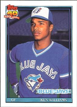 #274 Ken Williams - Toronto Blue Jays - 1991 O-Pee-Chee Baseball