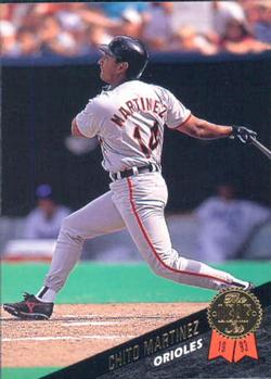 #274 Chito Martinez - Baltimore Orioles - 1993 Leaf Baseball