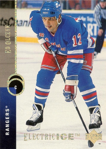 #274 Ed Olczyk - New York Rangers - 1994-95 Upper Deck Hockey - Electric Ice