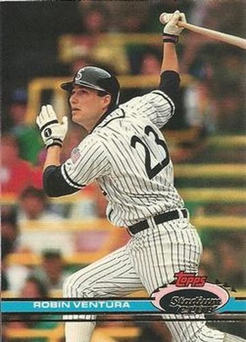 #274 Robin Ventura - Chicago White Sox - 1991 Stadium Club Baseball