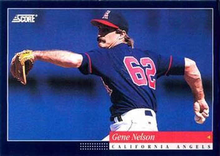 #274 Gene Nelson - California Angels -1994 Score Baseball