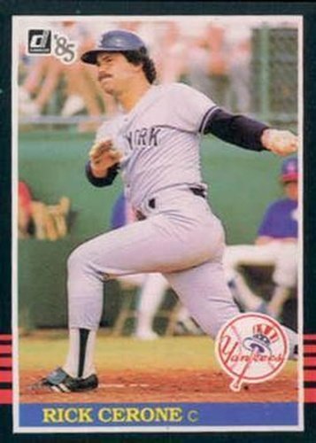 #274 Rick Cerone - New York Yankees - 1985 Donruss Baseball