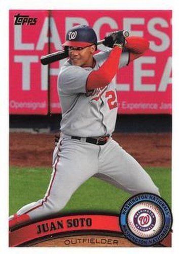 #274 Juan Soto - Washington Nationals - 2021 Topps Archives Baseball