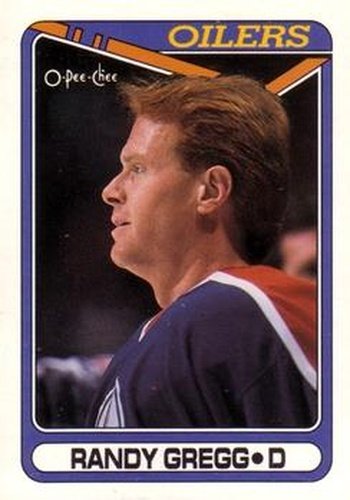 #275 Randy Gregg - Edmonton Oilers - 1990-91 O-Pee-Chee Hockey